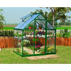 Canopia Hybrid Garden Greenhouse in Polycarbonate 126X185X208 cm Green