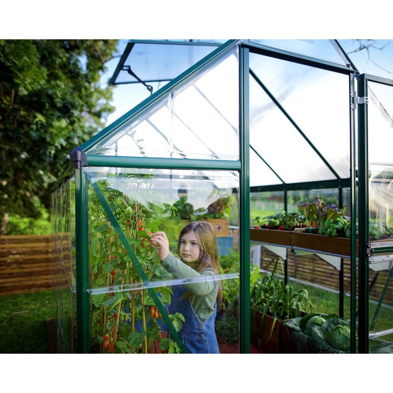 Canopia Hybrid Garden Greenhouse in Polycarbonate 186X185X208 cm Green