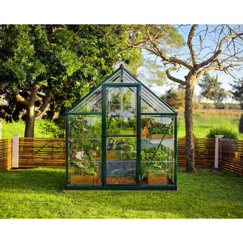 Canopia Hybrid Garden Greenhouse in Polycarbonate 247X185X208 cm Green