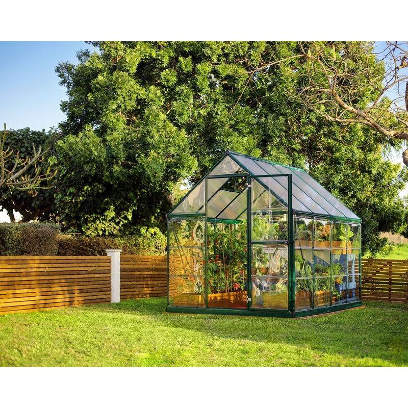 Canopia Hybrid Garden Greenhouse in Polycarbonate 247X185X208 cm Green