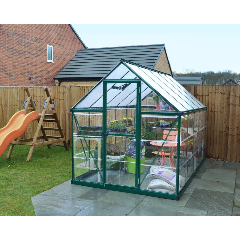 Canopia Hybrid Garden Greenhouse in Polycarbonate 306X185X208 cm Green