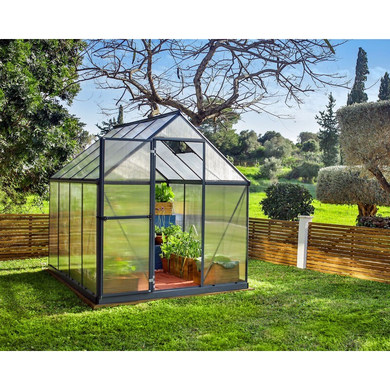 Canopia Hybrid Garden Greenhouse in Polycarbonate 426X185X208 cm Green