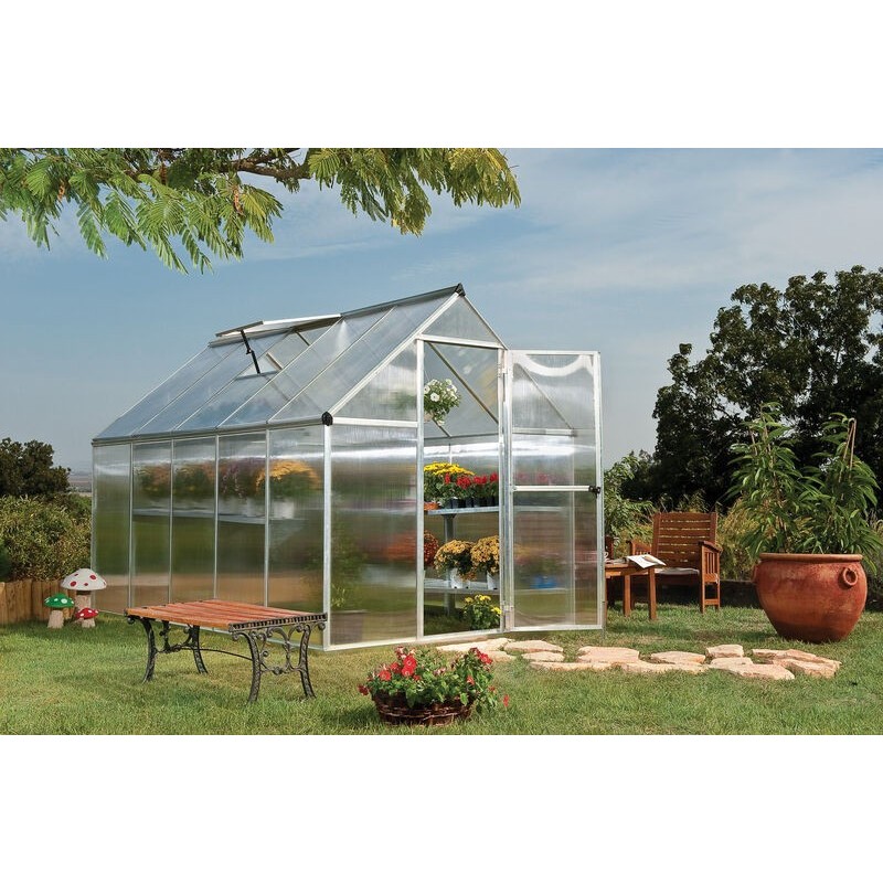 Canopia Mythos Double Layer Garden Greenhouse in Polycarbonate 306X185X208 cm Silver