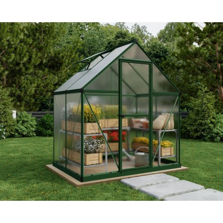 Canopia Mythos Double Layer Garden Greenhouse in Polycarbonate 426X185X208 cm Silver