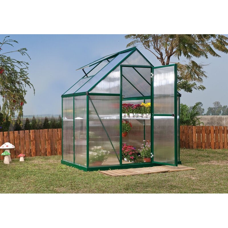 Canopia Mythos Doppio Strato Serra Da Giardino in Policarbonato 426X185X208 cm Argento