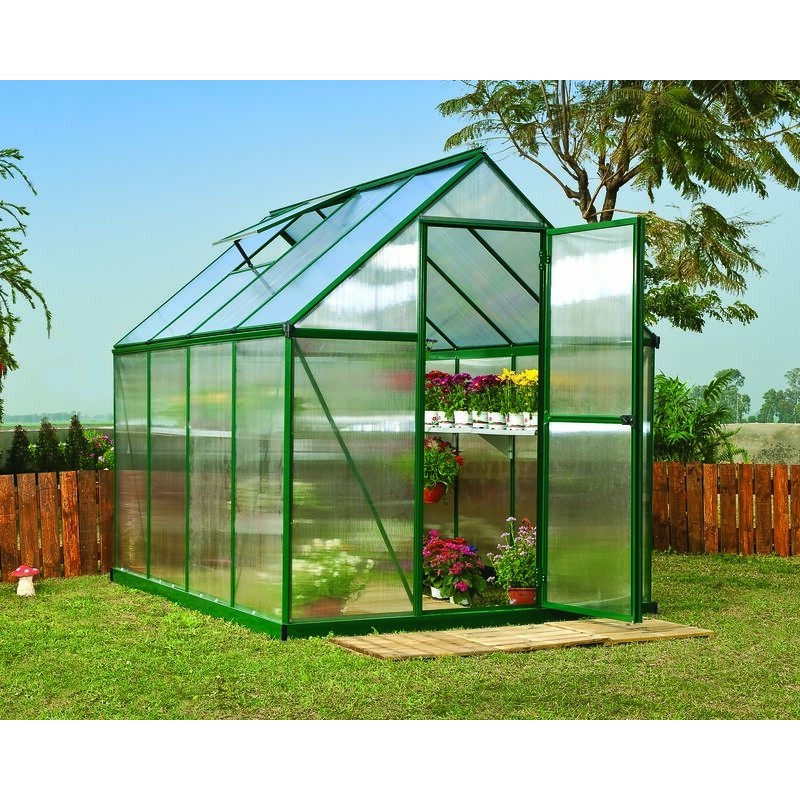 Canopia Mythos Double Layer Garden Greenhouse in Polycarbonate 247X185X208 cm Green