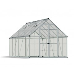 Canopia Balance Hybrid Garden Greenhouse in Polycarbonate 367X244X229 cm Silver