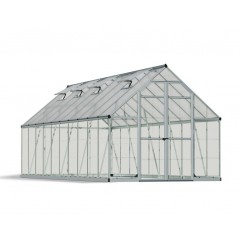 Canopia Balance Hybrid Garden Greenhouse in Polycarbonate 607X244X229 cm Silver