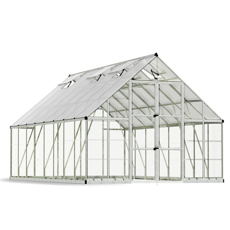 Canopia Balance Hybrid Garden Greenhouse in Polycarbonate 484X304X257 cm Silver