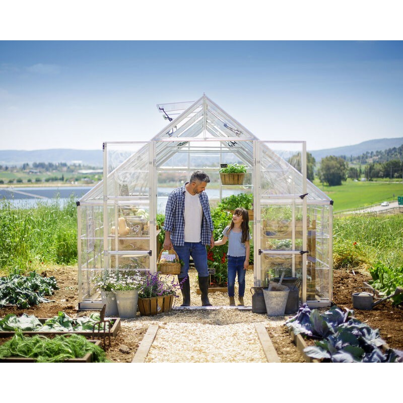 Canopia Balance Hybrid Garden Greenhouse in Polycarbonate 484X304X257 cm Silver