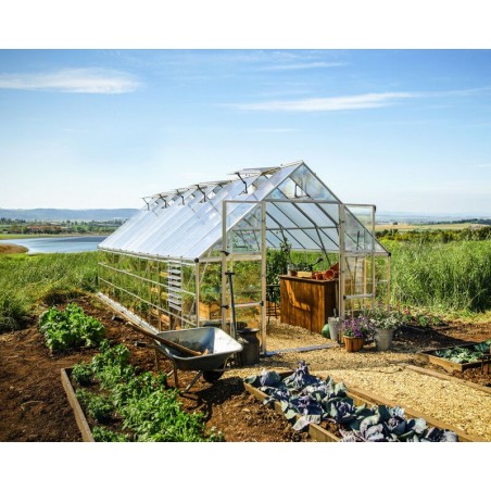 Canopia Balance Hybrid Garden Greenhouse in Polycarbonate 724X304X257 cm Silver