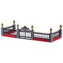 Lighted Wrought Iron Fence Set of 5 B/O 4.5V Ref. 54303