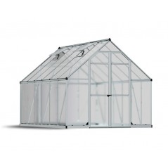 Canopia Essence Double Layer Garden Greenhouse in Polycarbonate 367X244X229 cm Silver