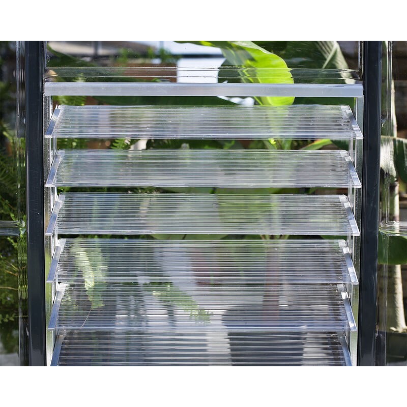 Canopia Slatted Side Window for Greenhouse - Silver