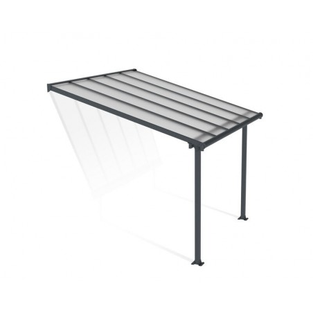 Canopia Olympia Lean-to Pergola in Aluminum 3X3 m Grey