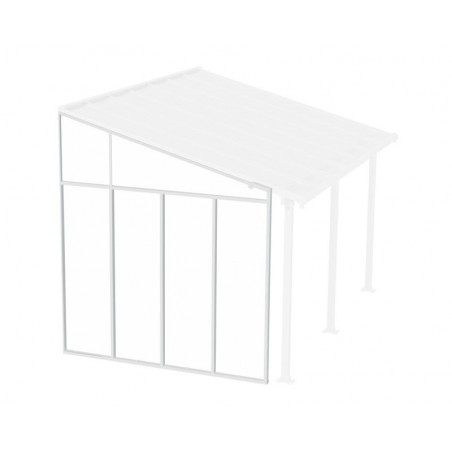 Canopia 3 m Side wall Pergola White