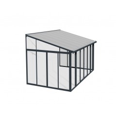 Canopia San Remo Closed Pergola in Aluminum 3X4.4 m Grey