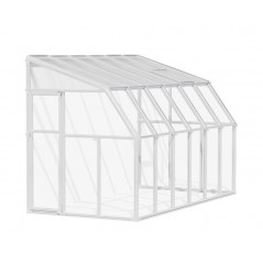 Canopia Sun Room Veranda in Polycarbonate 2X3.8 m White