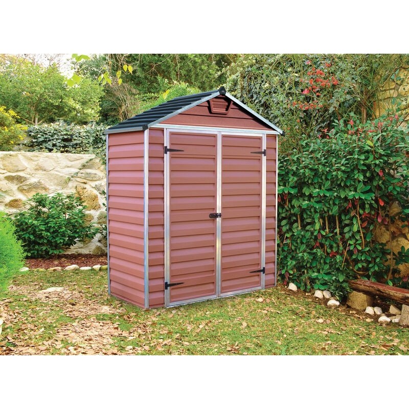 Canopia Skylight Garden Shed in Polycarbonate 90X185X217 cm Amber