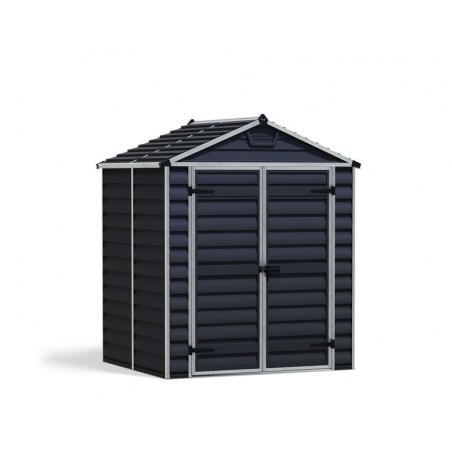 Canopia Skylight Garden Shed in Polycarbonate 154X185X217 cm Dark Gray