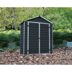 Canopia Skylight Garden Shed in Polycarbonate 154X185X217 cm Dark Gray