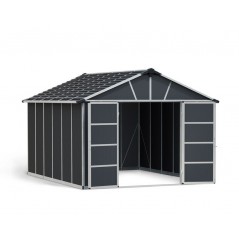 Canopia Yukon Garden Shed in Polycarbonate 395X332X252 cm Gray