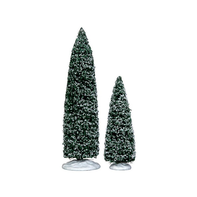 Snowy Juniper Tree Large & Medium Set of 2 Ref. 34664