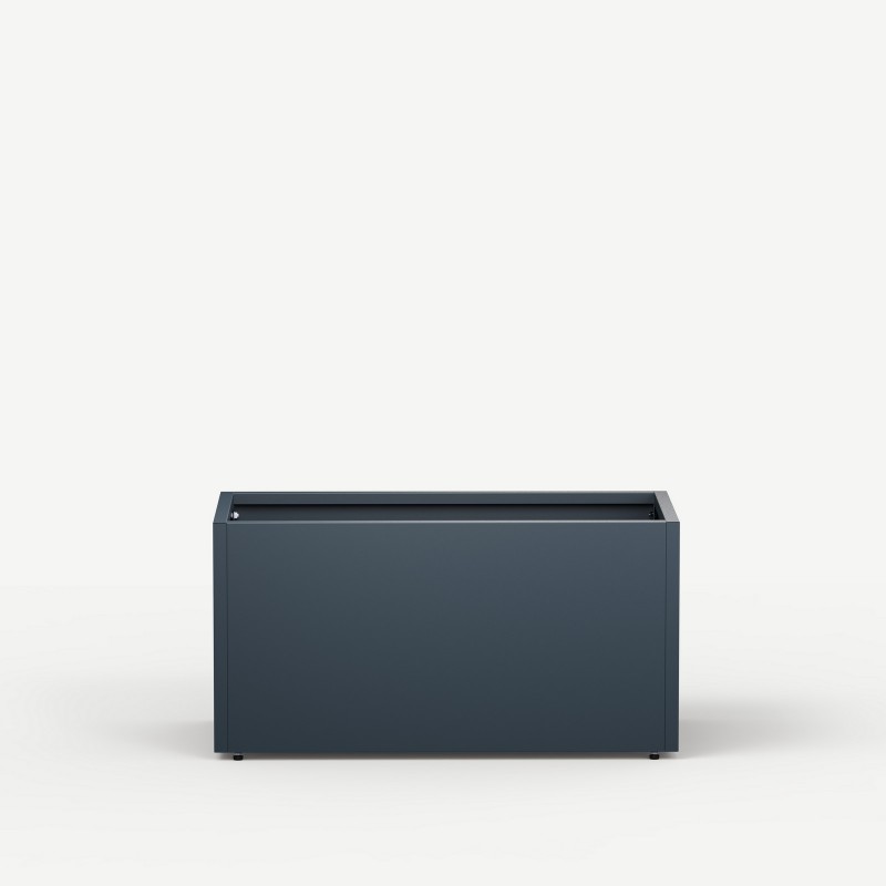 Herstera PLANTER 30 planter in Anthracite metal 100x30x50 cm