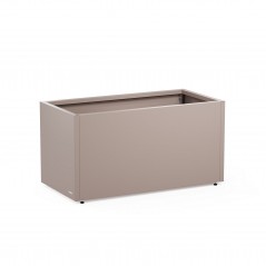 Herstera PLANTER 50 Planter in Dark Gray Metal 100x50x50cm