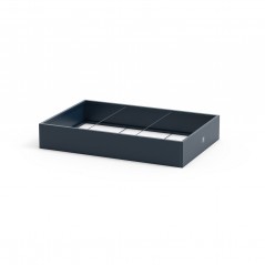 Herstera PLANTER EDGE Low Planter in Anthracite Metal 150x100x25 cm