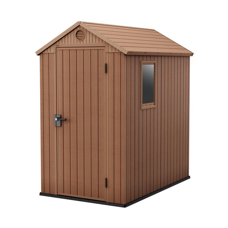 Keter Resin Garden Shed DARWIN 4x6 Wood