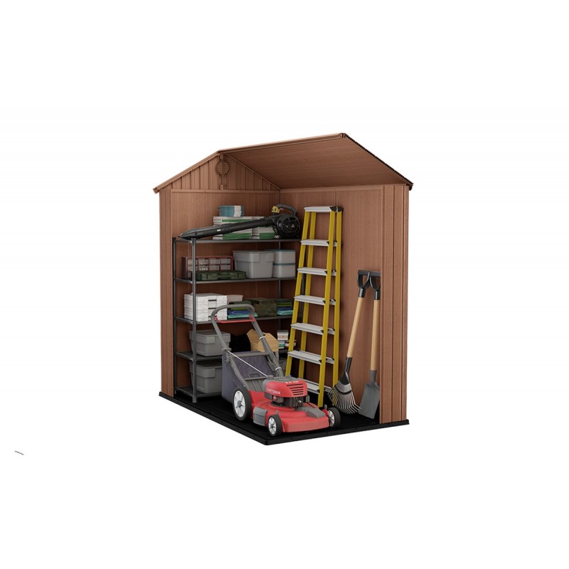 Keter Resin Garden Shed DARWIN 4x6 Wood