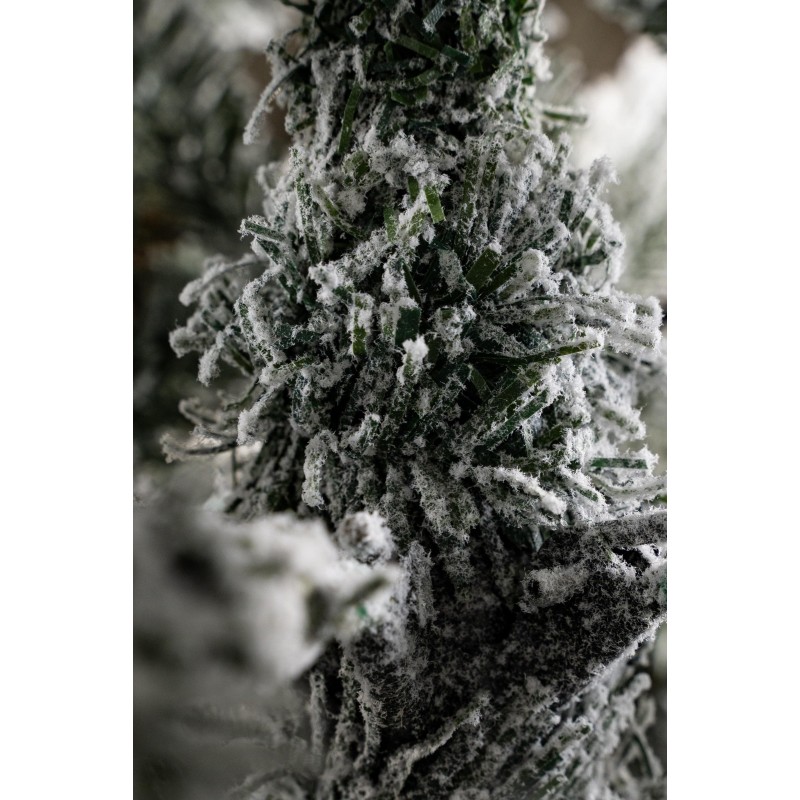 Albero di Natale Russel Innevato h180Ø65cm PE+PVC