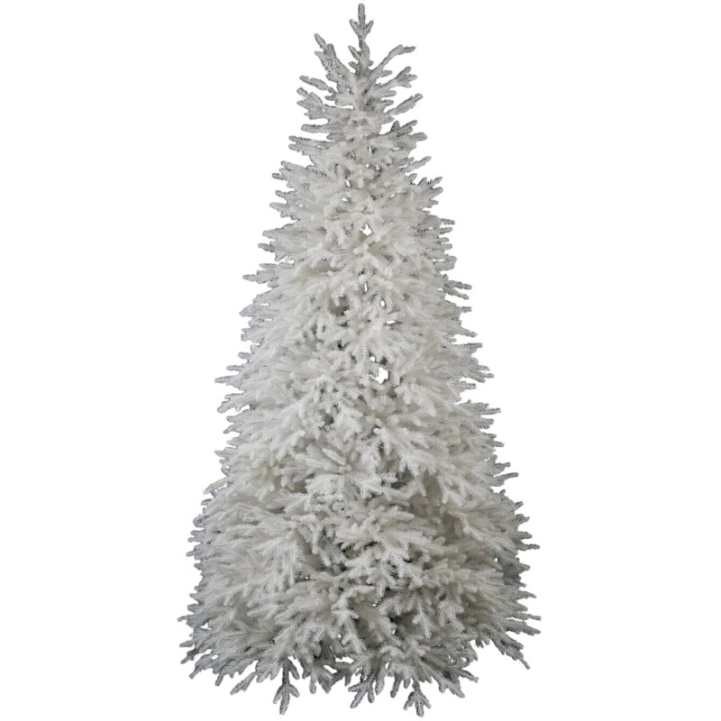 Lincoln White Christmas tree h210Ø128cm PE