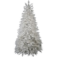 Lincoln White Christmas tree h180Ø110cm PE