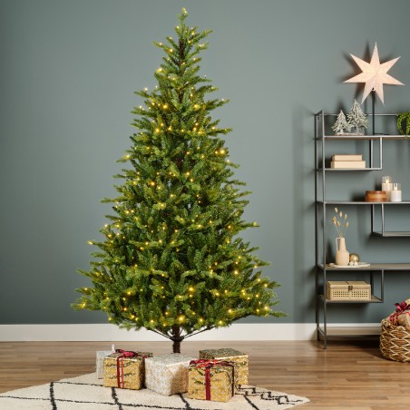 Albero di Natale Allison Illuminato h240Ø152cm PE+PVC