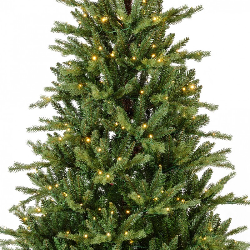 Albero di Natale Allison Illuminato h240Ø152cm PE+PVC