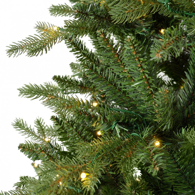 Albero di Natale Allison Illuminato h240Ø152cm PE+PVC