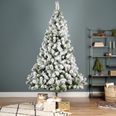 Snowy Imperial Pine Christmas tree h210Ø137cm PVC