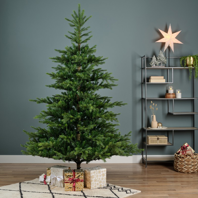 Albero di Natale Grandis Slim h210Ø100cm PE+PVC