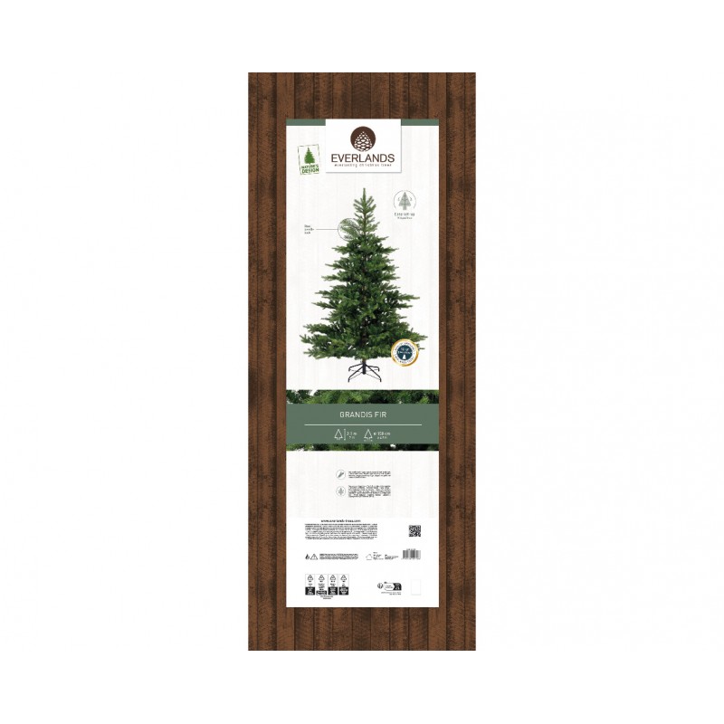 Albero di Natale Grandis Slim h210Ø100cm PE+PVC