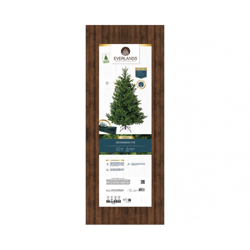 Nordmann Christmas tree h180Ø130cm PE+PVC