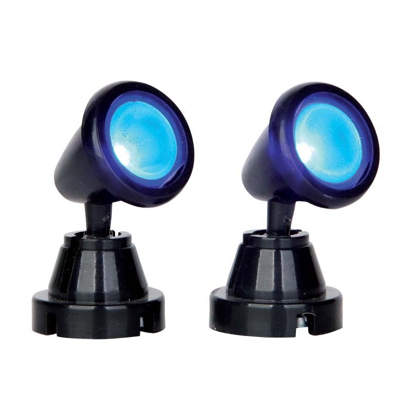 Round Spot Light Blue Set of 2 B/O 4.5V Ref. 54945