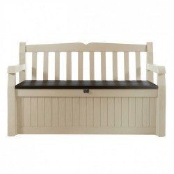 Keter Storage Chest in White GARDEN BENCH Resin