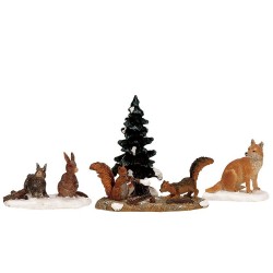 Woodland Animals Set of 4 Ref. 12516