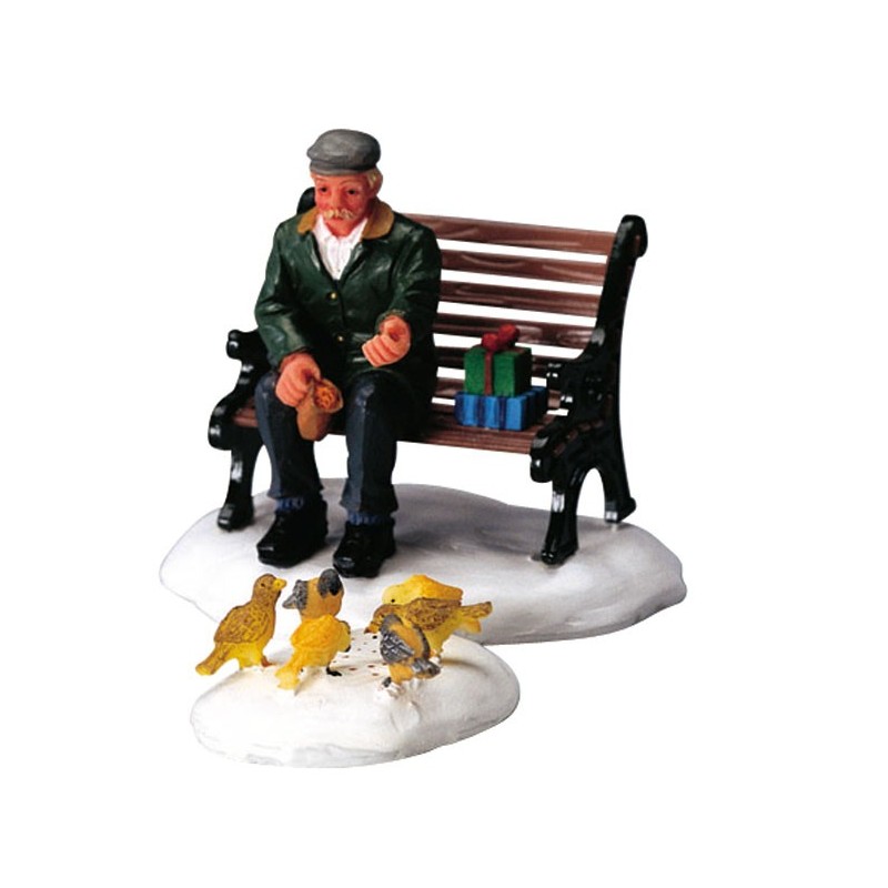 Feeding Pigeons Set of 2 Cod. 42905