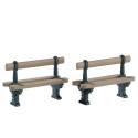 Double Seated Bench Set of 2 Ref. 74235