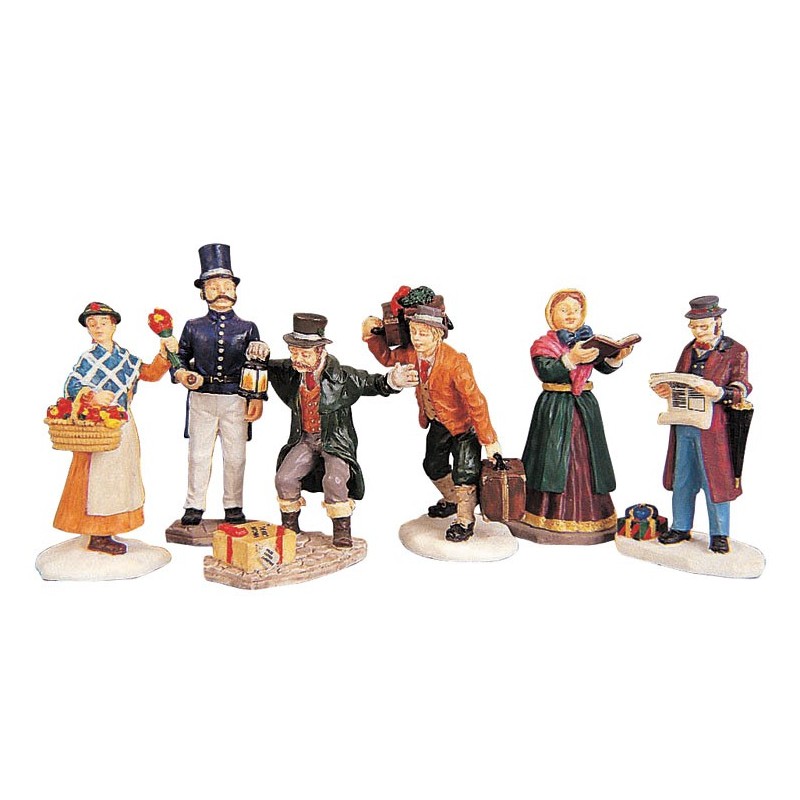 Townsfolk Figurines Set of 6 Ref. 92355