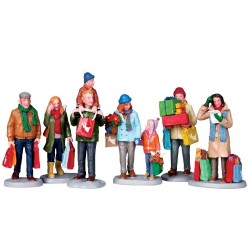 Holiday Shoppers Set of 6 Ref. 92683