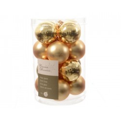 Mini Glass Balls Dim. 3.5 cm 16 Pieces